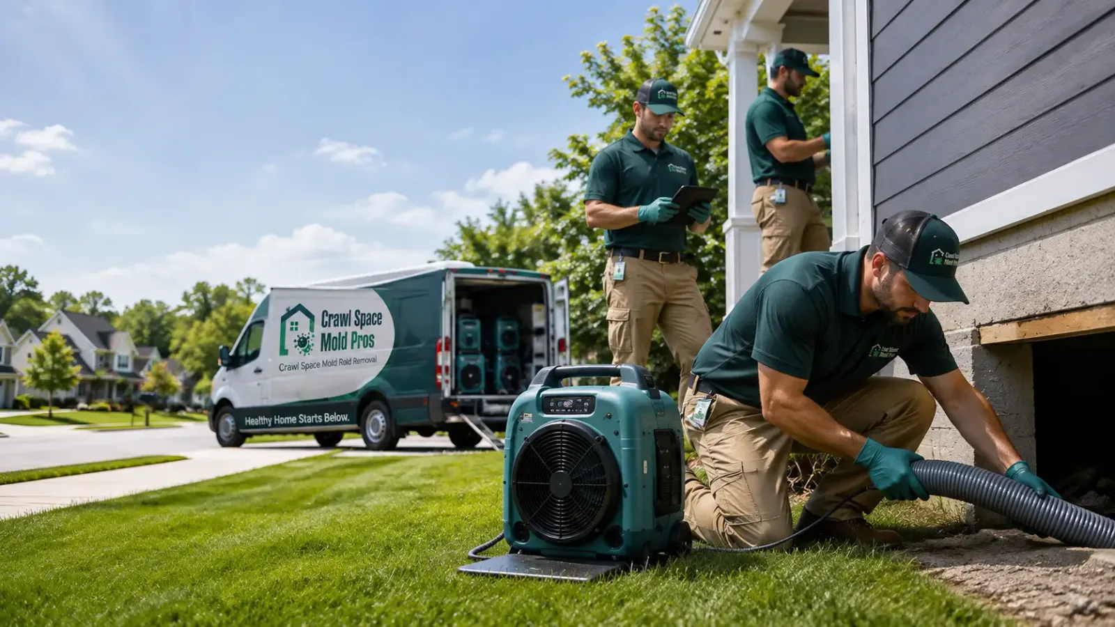 Crawl Space Mold Removal in Kalida, OH